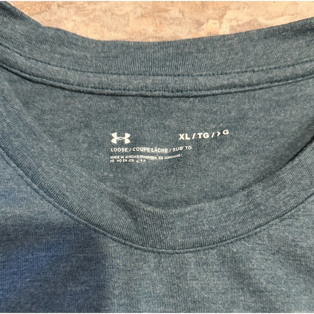 Under Armour Women's Essentials T-Shirt Tourmaline Teal /Tonal XL Cap Sleeve - Picture 5 of 8
